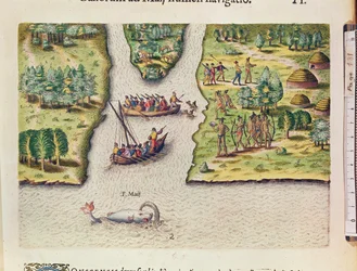 Los franceses descubren el río de Mayo, de 